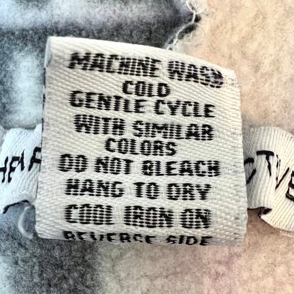 Hearts Collective Newspaper Print Womens Hoodie Sweatshirt XL - Picture 9 of 9